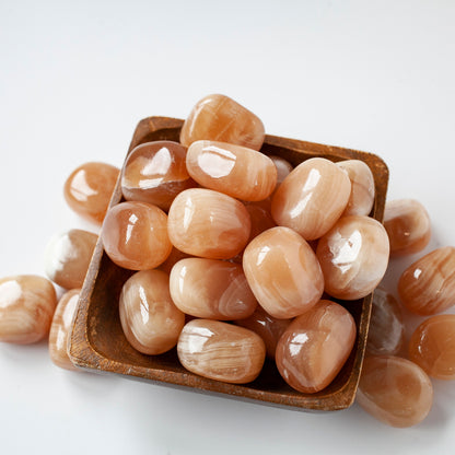 Honey Calcite Tumbled Stone