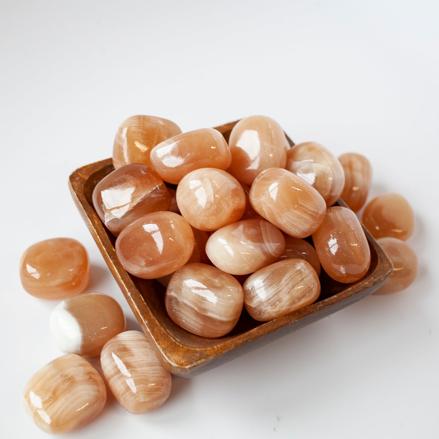 Honey Calcite Tumbled Stone