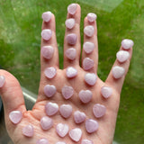 Kunzite Heart, Tiny Lavender Pink Heart