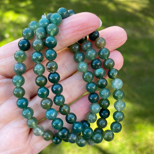 Green Moss Agate Bracelet Crystal Wholesale