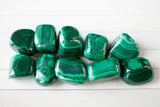 large tumbled malachite