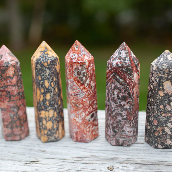 Leopard Skin Jasper Tower