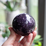 Lepidolite Sphere, Deep Purple