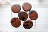 Mahogany Obsidian Worry Stone | Round, 1.5in Carry Stone