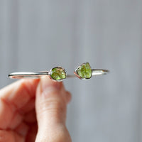 Peridot Bracelet, Sterling Silver