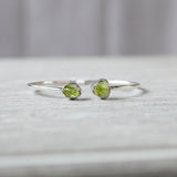Peridot Bracelet, Sterling Silver