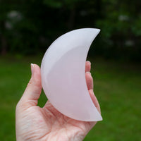 Pink Calcite Moon, Crescent Moon