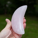 Pink Calcite Moon, Crescent Moon