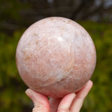 Strawberry Quartz Sphere, Blush Pink, 3.5in