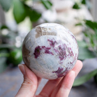 Pink Tourmaline (Rubellite) Sphere
