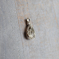 Pyrite Pendant, Sterling Silver
