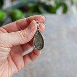 Pyrite Pendant, Sterling Silver