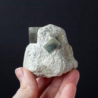 Pyrite Cubes in Matrix from Navajun Spain