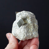 Pyrite Cubes in Matrix from Navajun Spain