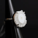 Quartz Stalactite Ring, Size 6