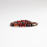 Red Agate Bracelet, 6mm