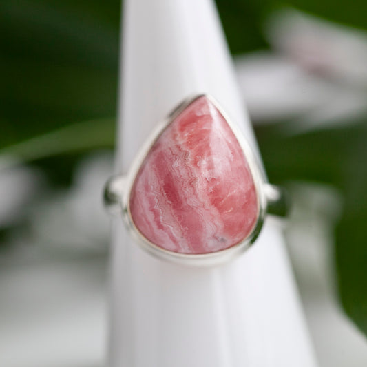 Rhodochrosite Ring, Size 9