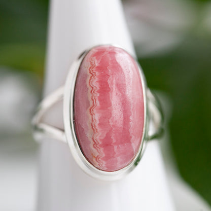 Rhodochrosite Ring, Size 10