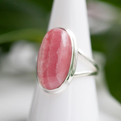 Rhodochrosite Ring, Size 10