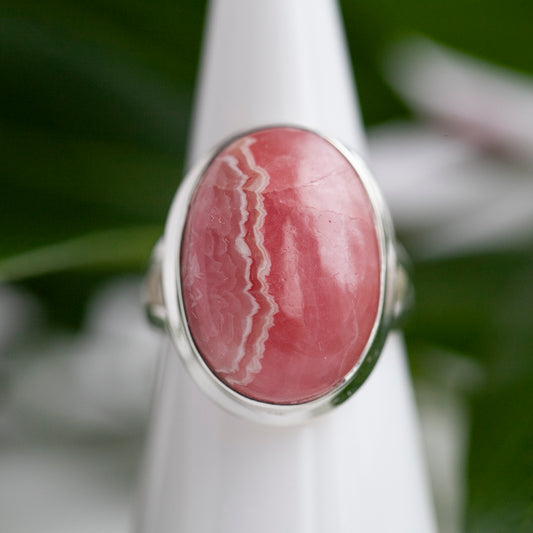 Rhodochrosite Ring, Size 7