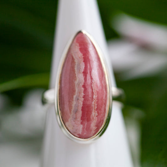 Rhodochrosite Ring, Size 7