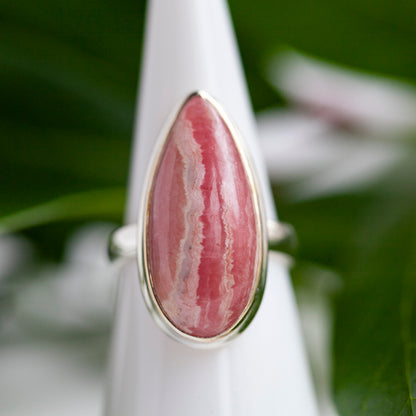 Rhodochrosite Ring, Size 7