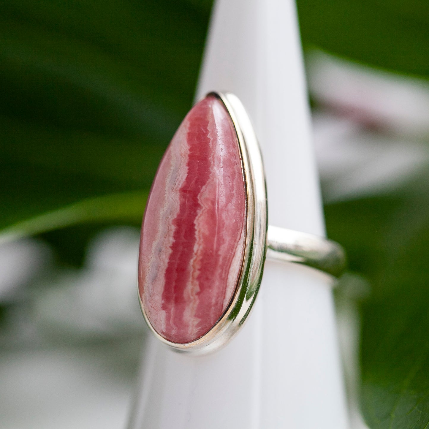 Rhodochrosite Ring, Size 7