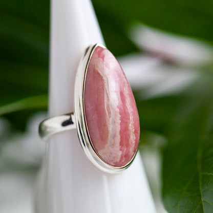 Rhodochrosite Ring, Size 7