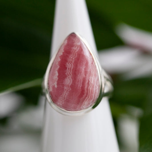 Rhodochrosite Ring, Size 7