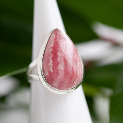 Rhodochrosite Ring, Size 7