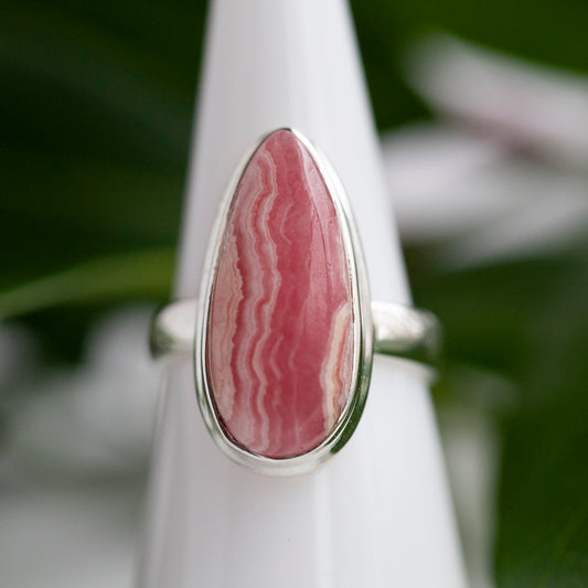 Rhodochrosite Ring, Size 7