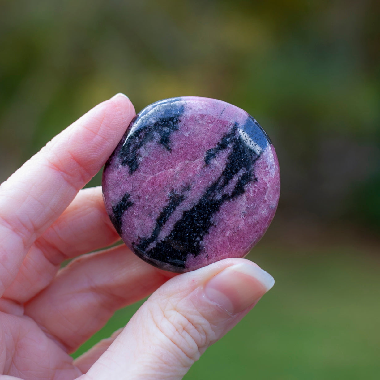 Rhodonite Worry Stone