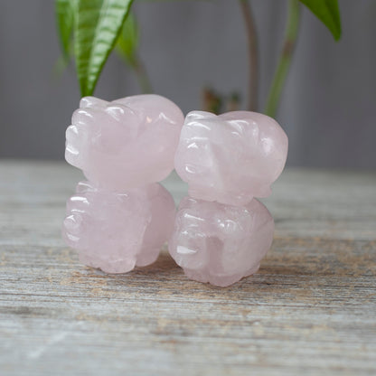 Rose Quartz Pig Spirit Animal