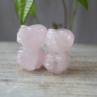 Rose Quartz Pig Spirit Animal