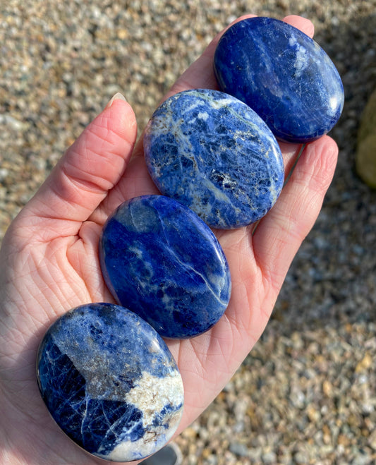 Sodalite Worry Stone