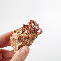 Vanadinite on Barite