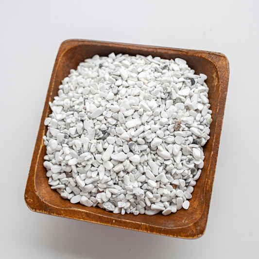 White Howlite Chips | Calming | 3-5mm