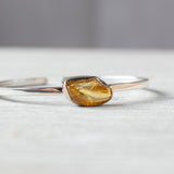 Baltic Amber Bracelet, Sterling Silver