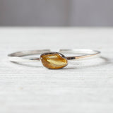 Baltic Amber Bracelet, Sterling Silver