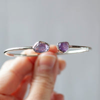 Amethyst Bracelet, Sterling Silver