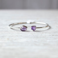 Amethyst Bracelet, Sterling Silver