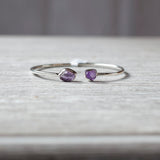 Amethyst Bracelet, Sterling Silver