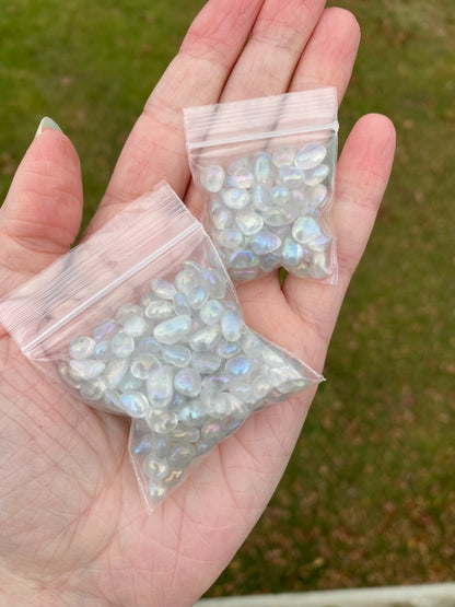 Angel Aura Quartz Chips | Abundance, Aura Cleanse | 4-7mm