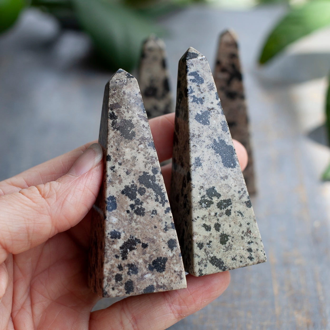 Dalmatian Jasper Obelisk