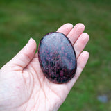 Large Eudialyte Palm Stone, AAA