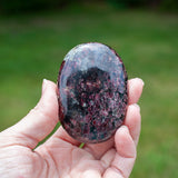 Large Eudialyte Palm Stone, AAA