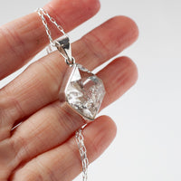 Large Herkimer Diamond Pendant, High Quality Herkimer