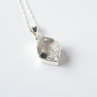 Large Herkimer Diamond Pendant, High Quality Herkimer