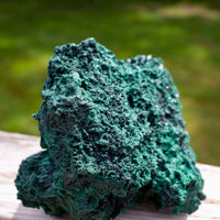 Giant Raw Malachite Crystal, Collectible Quality
