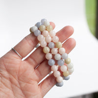 Morganite Bead Bracelet, 8mm